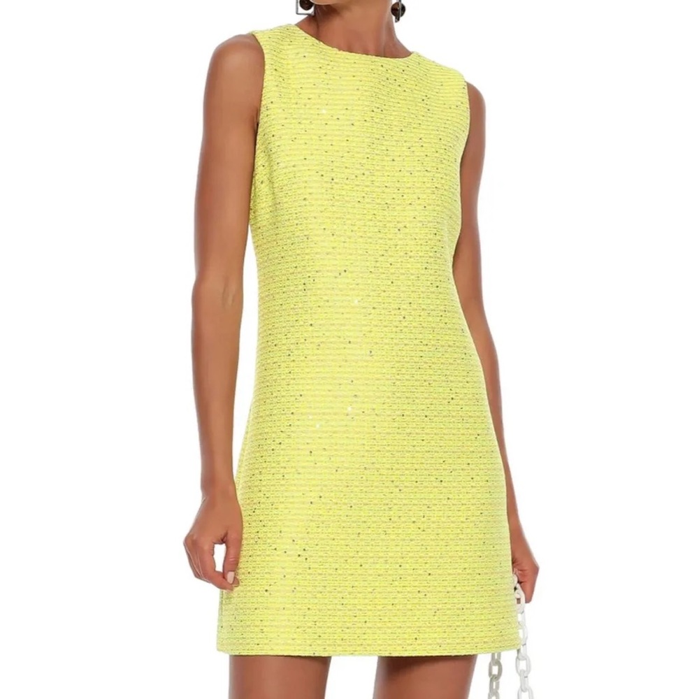 Alice and Olivia Clyde tweed dress
